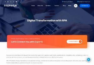 RPA Services - RPA Vendor - Inspiredge IT Solutions - Inspiredge offers the best end-to-end RPA services that empower businesses and manage their tasks by adopting the preferred technology that suits them.