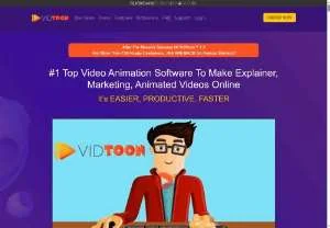 Screenshot of VidToon Animated Video Software