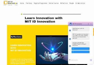 Learn Innovation with MIT ID Innovation - Want to get more creative and innovative? Then you can Learn Innovation with MIT ID Innovation; a leading institute in India that offers various Innovation Courses.