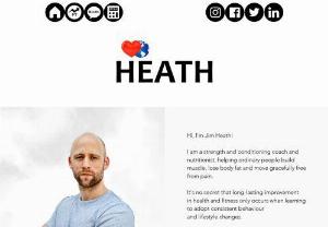 Heath - Jimmy Heath is a Dubai based personal trainer, online coach, and nutritionist, specialising in resistance training, body transformation, lower back pain and injury rehabilitation. With ten years of hands-on experience and a catalogue of client transformations, Jimmy's friendly professional coaching and simple scientific approach is the best in fitness.