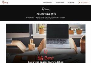 15 Best Coworking Spaces in Ahmedabad - Qdesq - The concept behind coworking spaces is to provide you with an optimal setting in which your job productivity may be maximized. It is an office space shared by a varied collection of freelancers, small company owners, entrepreneurs, and other professionals who want to work in an inspirational environment.

Each employee rents his or her own desk area and uses the Coworking space's services. Ahmedabad offers numerous such Coworking spaces that may help you focus on your job and keep you...