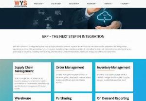 Wyserp is the most versatile ERP business software solution - Wyserp's ERP business software solutions provide packages for every organization's function irrespective of the organization's functions and activities.