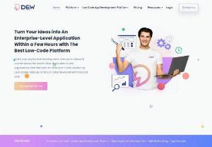 Dew Studio | Low Code Application Platform - Turn Your Ideas into An Enterprise-Level Application Within A Few Hours With The Best Low-Code Solution