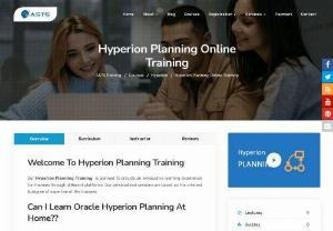 Hyperion Essbase and Planning Online Training | ASTS Training - Get Your Dream Job With Oracle Hyperion Essbase and Planning Online Training. Affordable Fees & Flexible Timings. 100% Job Oriented Course. Join Now!