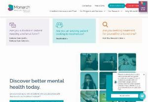 Monarch Mental Health Group - Monarch Mental Health Group is Sydney based Mental Health clinic, We provide treatment like depression, anxiety, post-traumatic stress disorder and associated mental health treatment.