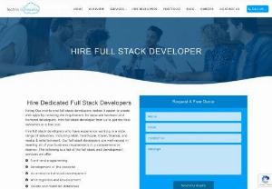 Hire full stack web developer - Hire full stack web developer who have experience working in a wide extent of undertakings, including travel, media. Full stack development service are educated in social occasion all of your business requirements in a broad manner.