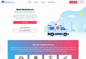 Medulance Healthcare - Medulance offers emergency medical services like online ambulance booking, doctor on call, home consultation etc. at affordable prices in Delhi & Gurgaon.