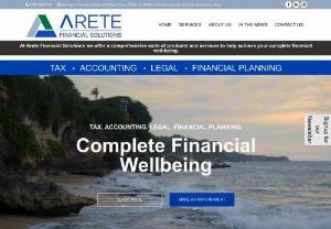 Arizona Financial Services - Arete Financial Solutions provides excellent financial services in Arizona. We offer Tax, Accounting, Legal, and Financial Planning services.
