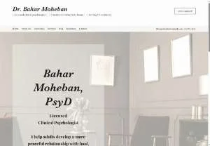 Screenshot of Bahar Moheban PsyD