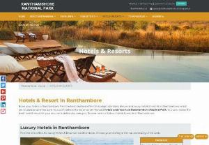 Best Hotels and Resorts in Ranthambore National Park - Welcome to Hotels and Resorts in Ranthambore National Park. Explore a wide range of hotels and resorts in Ranthambore National Park and enjoy the best of Ranthambore stay experience. Ranthambore National Park is one of the best wildlife destinations in India. Hotels and resorts in Ranthambore National Park promise luxury stays and the best wildlife experience.

Accommodation options for a stay in Ranthambore National Park range from budget to luxury that remains eco-friendly.Book the best...