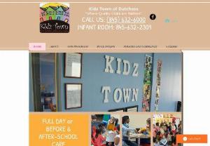 Kidz Town of Dutchess - Kidz Town is a child care center and day school located in Wappingers Falls, NY. With over 15 years of experience, we have developed our programs to meet the changing needs of parents and children. We offer traditional daycare for toddlers, full-day preschool for children ages 3 and 4, and before and after school care for children 5-12.

All of our programs are directly overseen by our owner who is a New York State Certified Teacher with a Master's degree in childhood and special education...