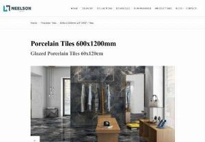 Large Porcelain Tiles 600x1200mm - Neelson Tiles - Porcelain tiles 600x1200mm are suitable for both commercial and residential applications. It is an excellent choice for covering the floor of a large villa, bungalow, or other large space. Similarly, if you want to cover the floor of a mall, shopping center, or other large public places.

Porcelain tiles 60x120cm are commonly used to cover large floor areas. It is an excellent choice for covering the floor of a large villa, bungalow, or other large space. Similarly, if you want to cover the...