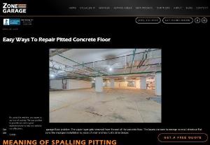 Easy Ways To Repair Pitted Concrete Floor - Repairing your pitted and spalled concrete garage floor can be a concern but using the right materials can make the work a lot easier. Click here to know more.