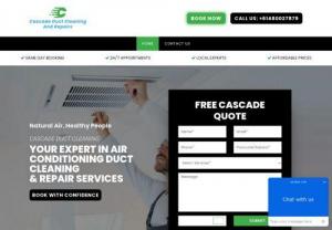 Duct Cleaning & Duct Repair Doncaster| Cascade Duct Cleaning Doncaster - Top Rated Air Duct Cleaning & Repair in Doncaster. Get a Free Quote. If You Need Professional Duct Cleaning in Doncaster for Residential and Commercial. Call+61480027879.