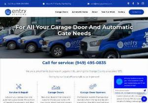 Entry Systems Garage Door & Gate Service - Entry Systems is one of the longest-running garage door and gate repair companies in South OC. As a family-owned business with over 48 years' experience, the company has been an industry leader providing unrivaled service since its beginning.