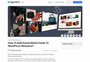 How To Add Social Media Feeds To WordPress Websites? - Tired of finding simple ways to add social media feed to WordPress? Your search ends here, discover the most manageable ways to embed social feeds on WordPress.