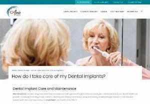 How do I take care of my Dental Implants? - Caring for your Dental Implants involves good oral hygiene. Implant maintenance & care involves more than just looking after the tooth implants. Brushing, flossing & caring for your remaining teeth and gums is imperative - but not difficult! Here's what you need to do...