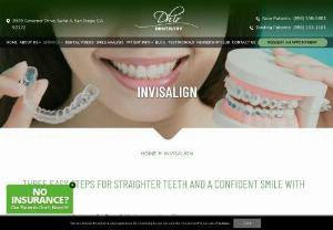 Invisalign San Diego CA - Straighten Teeth with Clear Aligners - Dhir Dentistry provide Invisalign Clear Aligners in San Diego CA to help patients straighten teeth discreetly and achieve perfect smiles Call (858) 358 5801