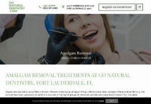 Amalgam Removal Fort Lauderdale - Safe & cautious amalgam filling removal through mercury safe holistic dentistry now by dentist Dr Yolanda Cintron of Go Natural Dentistry in Fort Lauderdale, FL