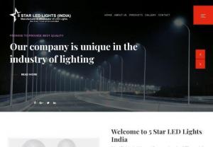 LED Street Light Manufacturers and Suppliers in India - Uttar pardesh - LED Street Light Manufacturer in India - 5 Star LED Lights is leading LED street light Manufacturers and Suppliers in Uttar pardesh, India. for more info Call Now