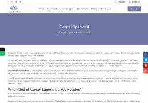 Cancer specialist in Pune - Jagdish Shinde is most experienced & qualified Cancer Specialist in Pune. He assures best, affordable & satisfied cancer treatment with 100% Success rate.