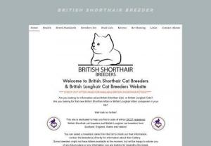 British Shorthair Breeder - British Shorthair Breeder Website is for GCCF breeders to list their cattery, abide by code of ethics and breeding to the breed standard, happy healthy kittens