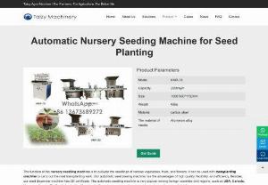 Nursery Seedling Machine - Our automatic seed sowing machine has the advantages of high quality, flexibility, and efficiency. Besides, our seed dispenser machine has CE certificate. The automatic seeding machine is very popular among foreign countries and regions, such as USA, Canada, Morocco, Kenya, Thailand, Australia, Nigeria, etc. If you have an interest, welcome to contact us for more details!