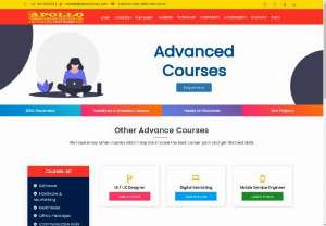 Advance Courses in hosur - We have many other advanced courses which help you choose the best career path and get the best skills.