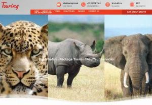Touring - South Africa tours, safari packages and chauffeur services tailored to meet customer specific requirements, including cross-border trips.