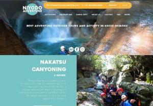 Niyodo Adventure - Canyoning, Packrafting outdoor activity tours in Kochi, Japan.