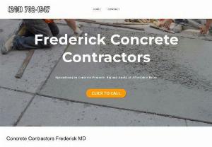 Frederick Concrete Contractors - At Frederick Concrete Contractors, we know that choosing the right contractor is crucial to getting the result you want. Our team is made up of highly skilled workers who have years of experience in the industry. We take pride in each project we take on and are dedicated to delivering results that our customers love.