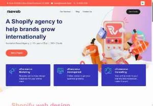 Screenshot of Riseweb Pty Ltd