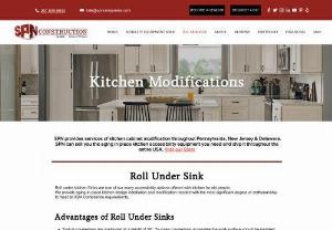 Kitchen Cabinet Modification | SPN Construction - Planning to forge ahead with kitchen cabinet modification for elders in Pennsylvania. Visit us at our website or call us at 267 606 6643 we are best Kitchen Modification Provider.