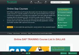 sap certification dallas - SAP(Systems Applications and Products) idea exactly came into the picture as a syndicate to supply prospects by using the capability to connect with a general database that is corporate a broad array of applications. Eventually many applications have been gathered together and nowadays plenty of corporations like IBM, Microsoft are usually using SAP offerings to perform their own businesses.