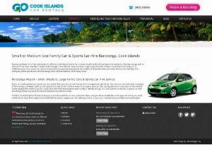 Cook islands sports car rentals - Rarotonga Airport Car Hire specialises in Cook Islands Sports Car Rentals, Cook Islands Small Car Rentals, and Rarotonga Family Car Rentals, with or without a driver and chauffeur. We are based in Rarotonga, Cook Islands, and provide a wide choice of small, medium, and big family cars, as well as bus and sports vehicle rentals. To verify availability on your selected day, call this Cook Island Car hire in Rarotonga and provide data about the sort of car you want and how long you'll need it...
