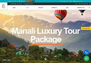 Manali Luxury Tour Package - Trip Plan India's Manali Luxury Tour is a 5 days package offering a chance to divulge some of the most famous tourist attractions of the hill town. Along with Manali, you will also be covering Rohtang Pass and Solang Valley where you can partake in many exciting activities and thrilling adventures