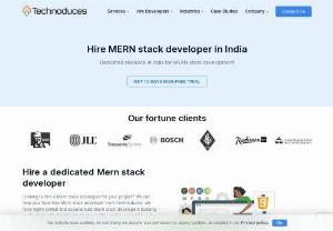 hire mern stack developer - Hire MERN stack developer from Technoduce, we have a team of experienced and expert MERN stack developer.