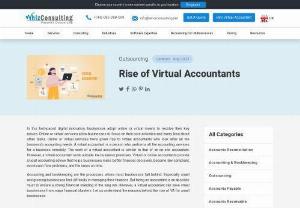 Rise Of Virtual Accountants - A virtual accountant enables businesses to build a strong financial position in the market. Keep on reading to know more about the rise of virtual accountants in this digitalised era.