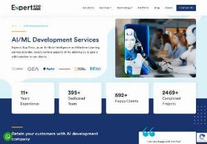 AI and ML Development Services - Expert App Devs are a leading AI & ML development services providing company. We offers intelligent Artificial Intelligence-driven and machine learning software.