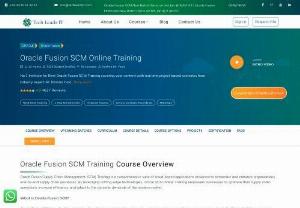 Oracle Fusion SCM Online Training in Hyderabad - Best Oracle fusion scm online training Hyderabad provided by Tech Leads IT covers all these modules explanation along with end to end configurations and transactions. We create a project and set up all the modules from scratch explaining each and every topic along with examples and scenarios after completion of each module setup performing transactions from every module and providing detailed notes with navigation and screen shots.