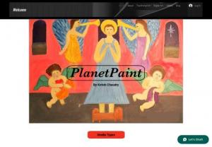 Planetpaint - My Website is a collection of artwork in both digital and traditional media, including, Photoshop, Procreate, Affinity designer and drawings and paintings in mixed mediums.