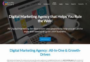 Digital Marketing Services to Boost Your Business Growth! - Get My Sites is a topnotch digital marketing company that passionately crafts innovative digital marketing strategies. We bring more qualified visitors to your site and convert them visitors into leads and sales. Our smart pool of cross-functional digital marketing experts help you stay relevant to your audience by boosting organic and inorganic (paid) traffic.