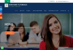 shri hari tutorials - We only provide highly qualified and best teachers online and offline both with strict rules and protocol. we also conduct specialized training programs with the teachers from time to time to polish their skills and get updated with the current scenario.

We, Shri Hari Tutorials have been working in the field of education and teaching for the past 4 years. We as a team have initiated an ecosystem where every student enhances their skills and learning abilities. We do not aim for only the...