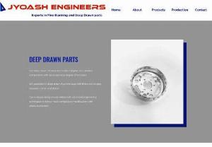 deep drawn parts manufacturers chennai - Gain a competitive edge from the deep drawn parts of JyoAsh Engineers! If you want accurate parts within a fast cycle time, contact our team today!