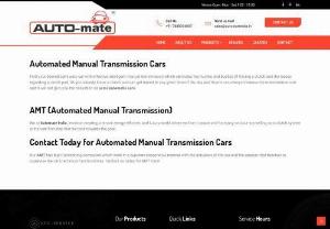 Automated Manual Transmission (AMT) Cars - Are you searching for automated manual transmission cars in India? AMT has high-functioning computers that work in a supreme cooperative manner with the vehicle's actuators and the sensors that supervise the car's technical functionalities. Contact today for AMT!