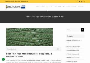Buy Best FRP Pipe in India - D Chel Oil & Gas is one of the leading FRP Pipe Manufacturers. It is used in oilfields and construction. FRP Pipe is corrosion-resistant, easy to set up and carry, has a long service life, and needs minimal maintenance. It transports sewage water and wastewater from homes and businesses.