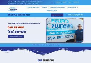 Plumbing Company in Houston, TX - Peter's Plumbing is your go-to plumbing service in Houston, Texas. We service Houston, Cypress, Katy, Woodlands, Spring, and so much more. When you're looking for exceptional plumbing services near you and need a reliable plumber, call Peter's Plumbing.