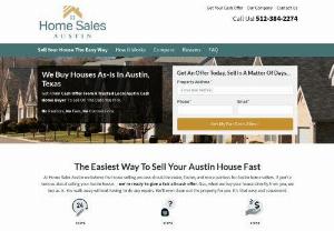 We Buy Houses in Austin, TX | Move on Your Timeline - At Home Sales Austin, we buy houses in Austin, TX, without charging fees or commissions. Visit us to get a fair cash offer for your as-is home. We can close on your timeline.