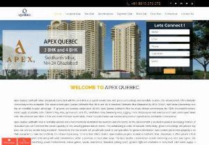 Apex Quebec Housing Project Siddharth Vihar Ghaziabad @9582275275 - Apex Quebec is launching a new residential project in siddharth vihar, ghaziabad, Indirapuram NH24. Apex Quebec offering luxurious 3/4 bhk flats/Apartments with all modern Amenities & with wild sizes 1678 - 2400 sq.ft. Call @9582275275