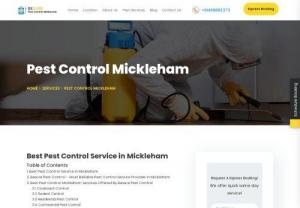 Pest Control Mickleham - At Besure Pest Control Mickleham, we provide the finest quality pest control Mickleham services. We have been offering efficacious and safe pest control services in Mickleham and its surrounding areas for more than 25 years. With our excellent services and prompt customer response, we have made a record of delivering 100% results and gained thousands of satisfied customers. Our team of highly skilled pest control Mickleham staff provide only the best solutions for all your pest related issues.